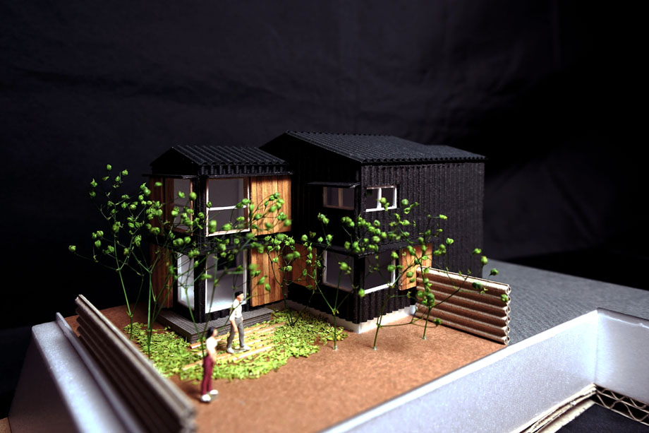 鎌ケ谷の住宅の模型写真1