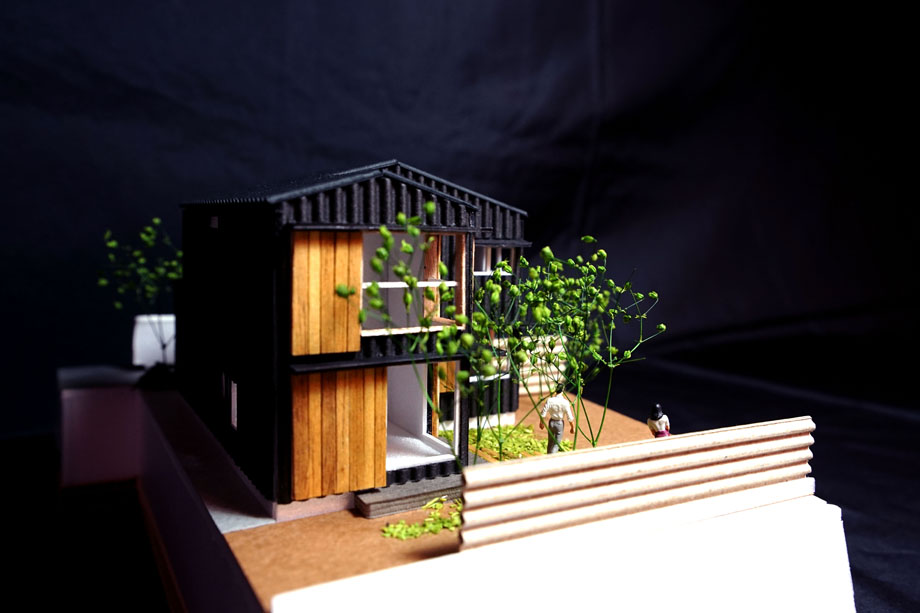 鎌ケ谷の住宅の模型写真展2