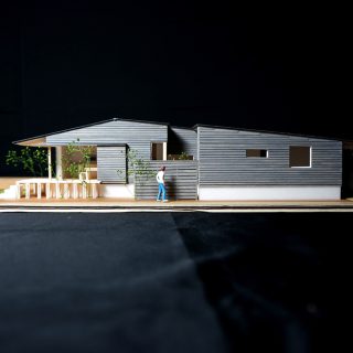 千葉県印旛郡の平屋の模型