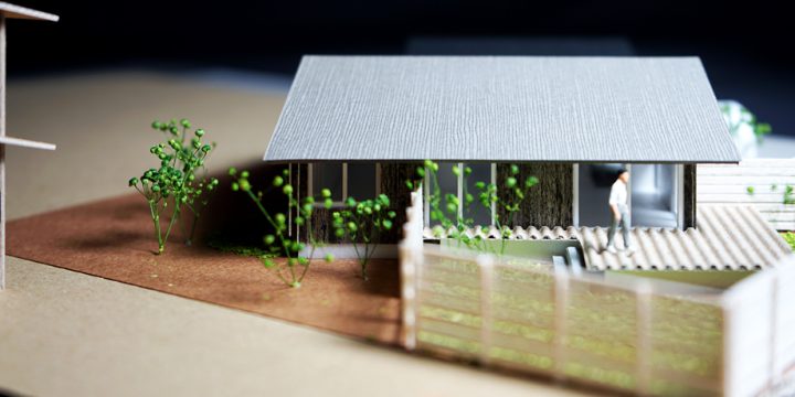 東金の平屋　模型3