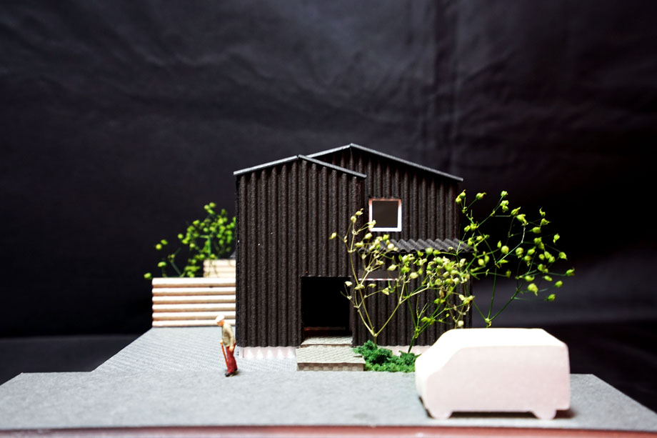 鎌ケ谷の住宅の模型写真3