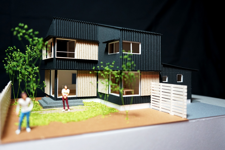 鎌ケ谷の住宅の模型写真
